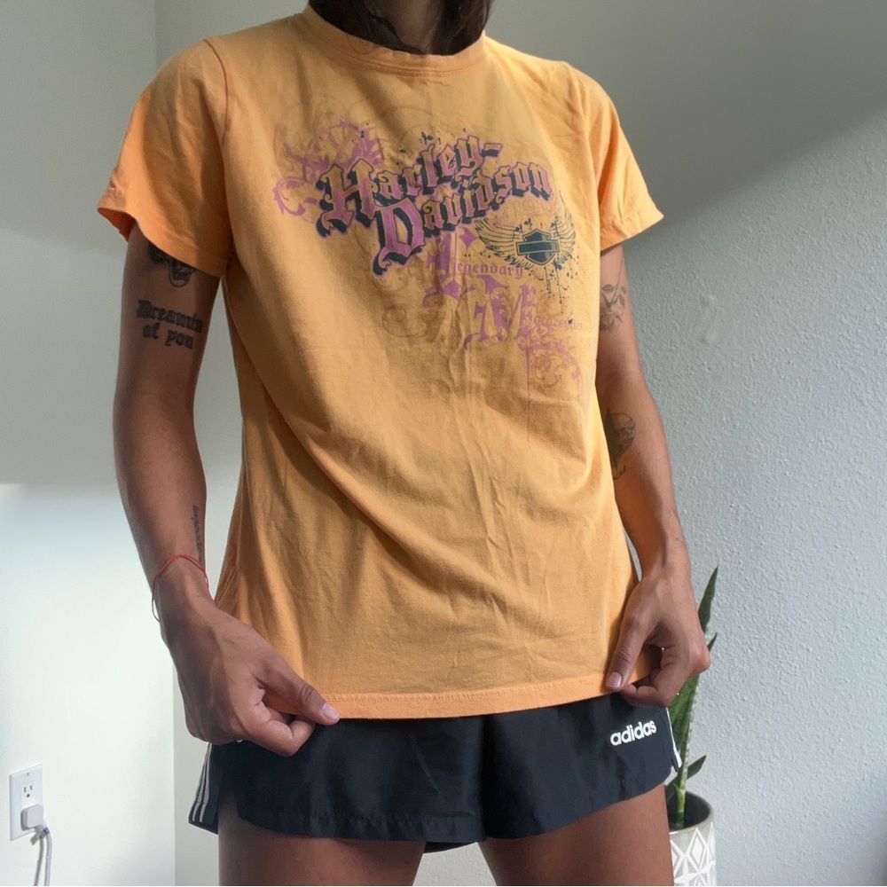 harley davdison y2k t-shirt